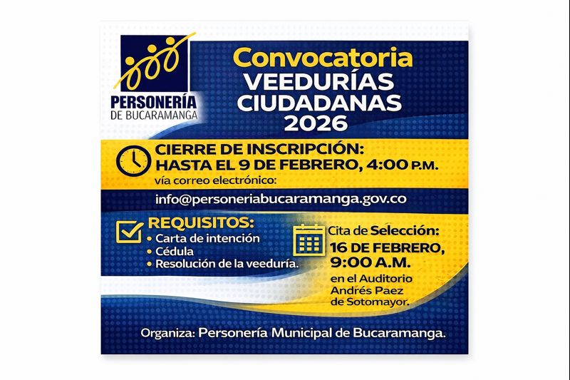 Convocatoria Veedurías